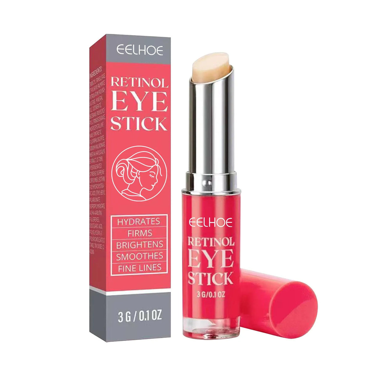 3g retinol eye cream tube for skin repair, universal skin type ladies face care