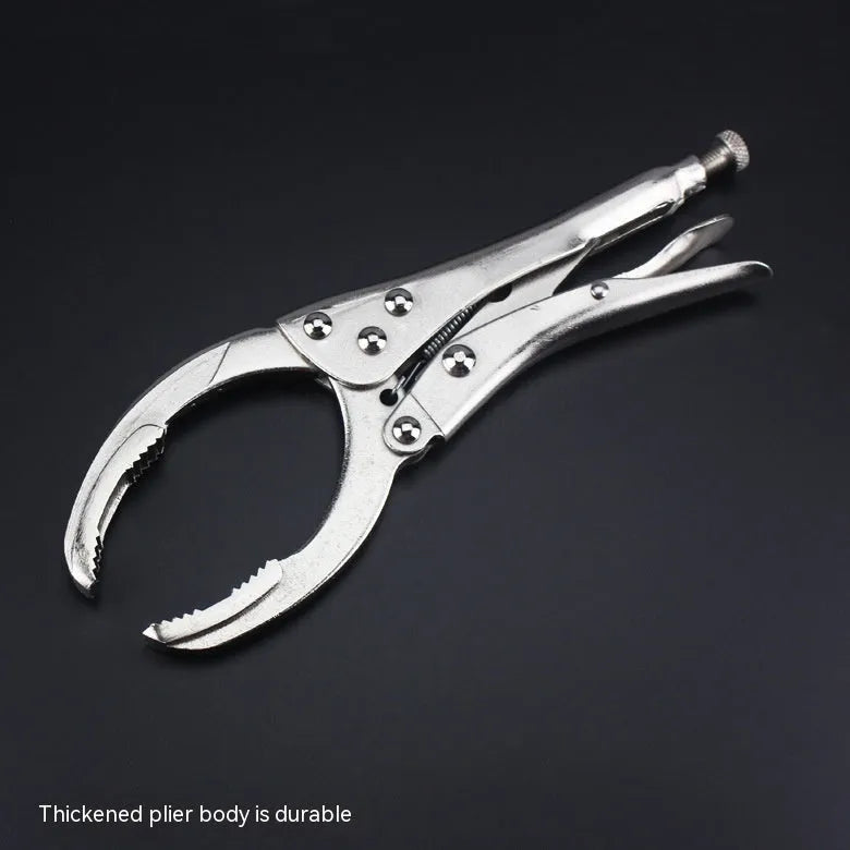 Adjustable clamp oil filter wrench tool with steel construction for 50-110mm filters