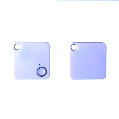 Black ABS anti-lost device 38x38x7mm with 10m Bluetooth range for keys and bags