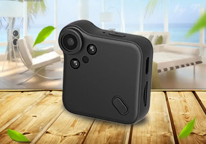 C1S portable sports camera 1080P HD night vision WiFi remote ABS body 40x40x14mm black