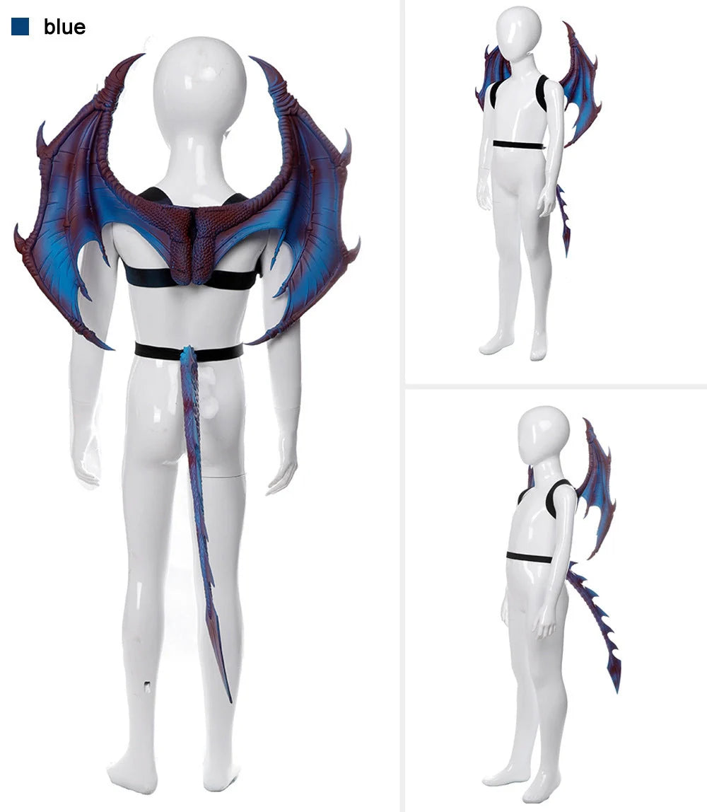 Halloween Dragon Wings Toy in assorted colours for costume parties