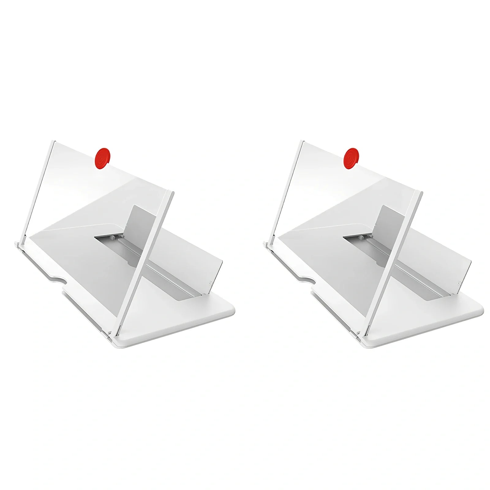 12-inch foldable mobile phone screen magnifier with 3-4x magnification in black colour