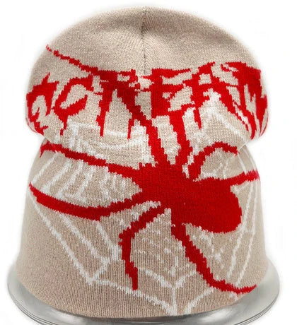 Y2g Knitting Round Machine Cap Jacquard Spider Series No Brim in various colours