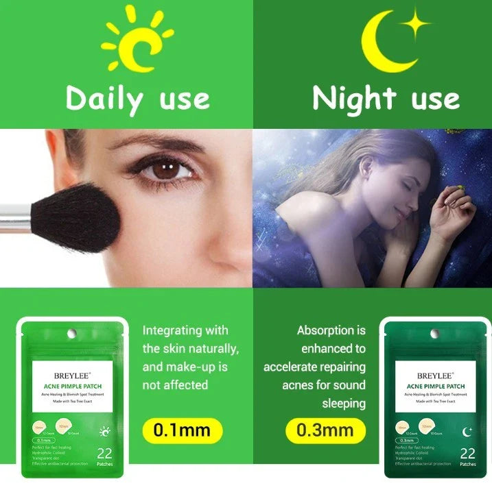 Tea Tree Acne Patch ultra-thin design for fading acne marks and blemishes
