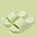 Leaf texture design EVA household slippers in various colours with non-slip and anti-odor features