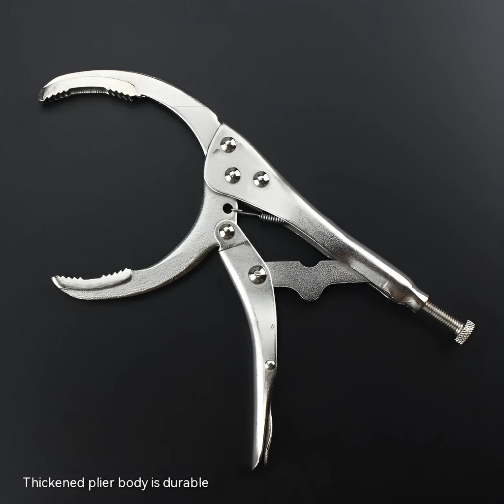 Adjustable clamp oil filter wrench tool with steel construction for 50-110mm filters