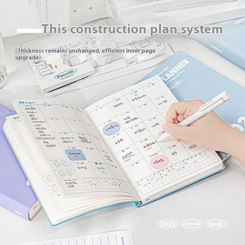 Waterproof notebook for postgraduate entrance exam preparation with PU cover in multiple colour options