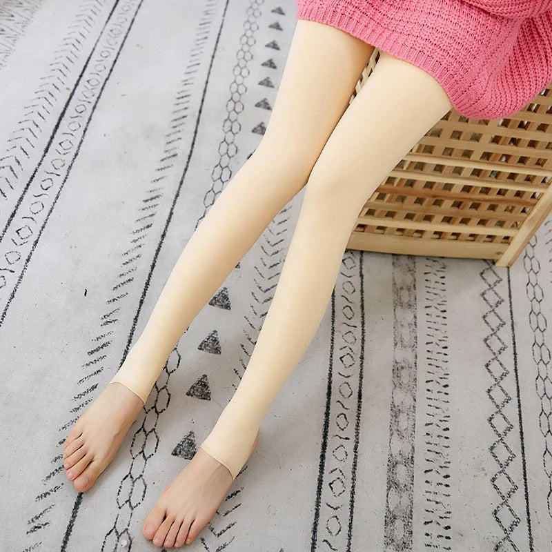 Warm Fleece Pantyhose in various colors and weights for winter comfort