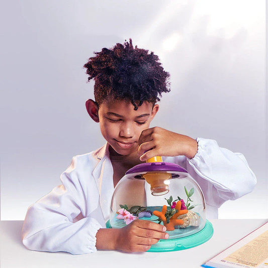 Scientific Outdoor Toys Plant Insect Biology Study Tool Set for Children with magnifying glass