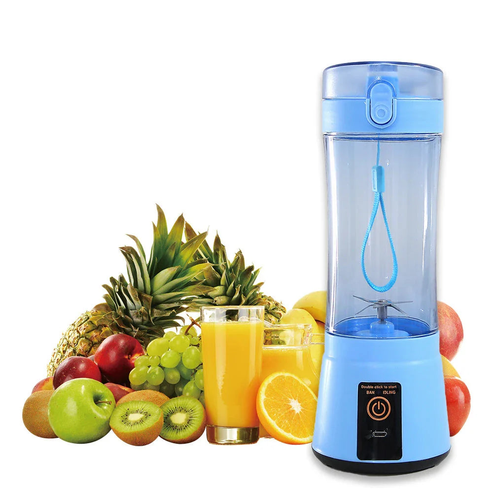 Rechargeable USB Smoothie Blender with Automatic Safety Features for Convenient, Portable Blending