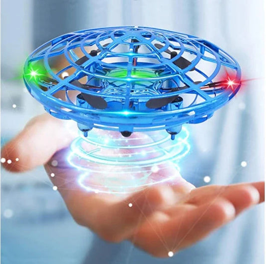 Intelligent Infrared Sensing Mini Drone - Sleek UFO-inspired design, automatic obstacle avoidance, and intuitive hand gesture controls for an exhilarating flying experience.