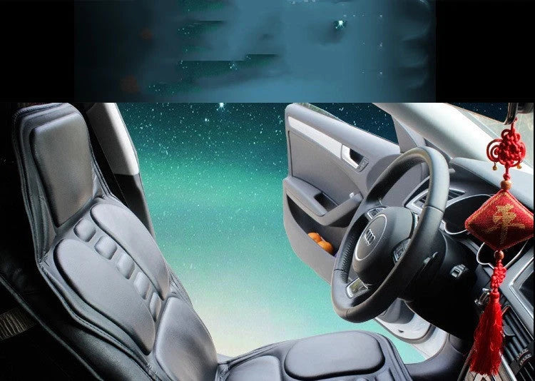 Adjustable car massager for neck and waist with heating function