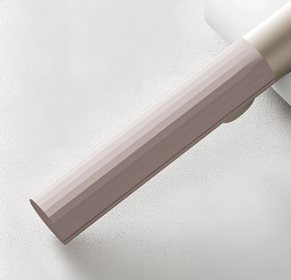 Grey 2-in-1 pet hair removal needle comb with stainless steel teeth, 185mm long, for cats and dogs grooming