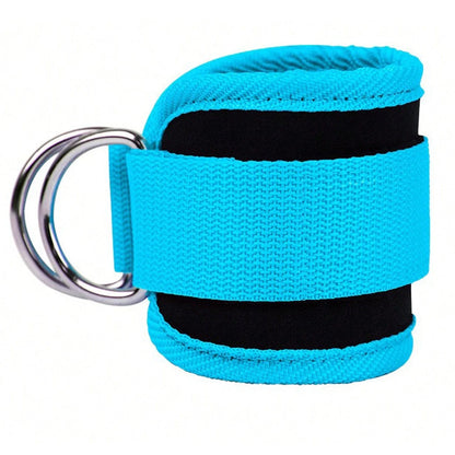 Ankle strap resistance bands in various colours for hip and leg strength training
