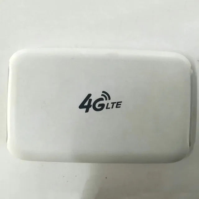 White mini 4G wireless router with dual-band Wi-Fi and VPN firewall support