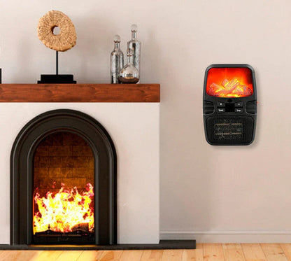 1000W portable electric heater with remote control and safety features