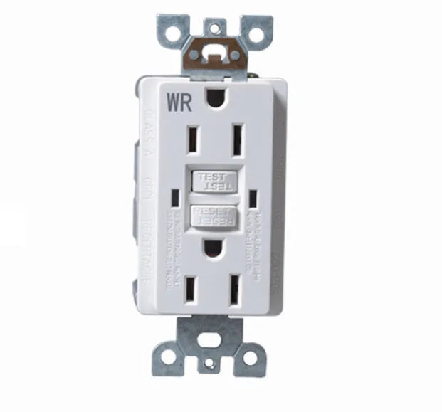 American Standard LTG20WR fault grounding protector socket with 6 holes, plastic, 20A rating