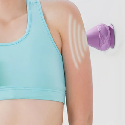 Green silicone massage cone with suction cup, measuring 62mm by 75mm for muscle relief