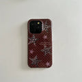 Double-layer half-pack TPU phone case with XINGX leopard print for iPhone