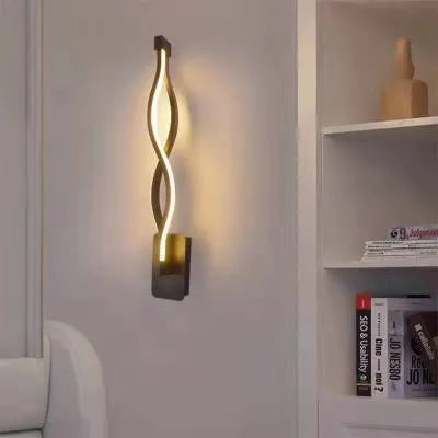 LED wall mounted bedside lamp with silicone shade in selected colour