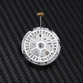 8215 automatic movement replacement stainless steel watch mechanism 25 mm diameter
