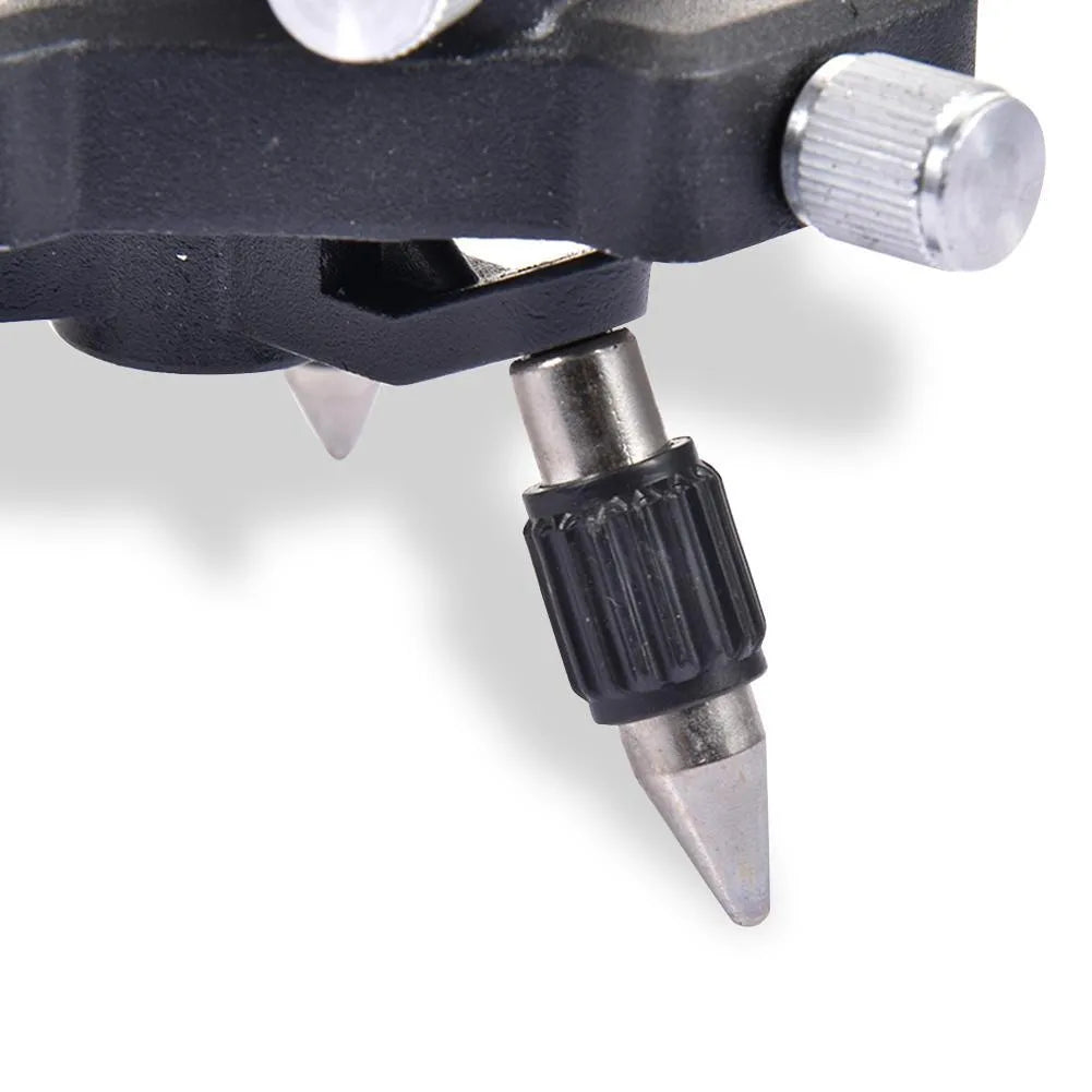 Black YL-30 aluminium alloy spirit level base plate with 360-degree angle adjustment