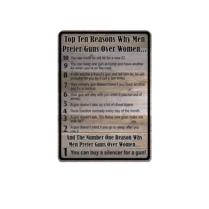 Retro American License Plate Iron Wall Art in metal, 30cm by 20cm