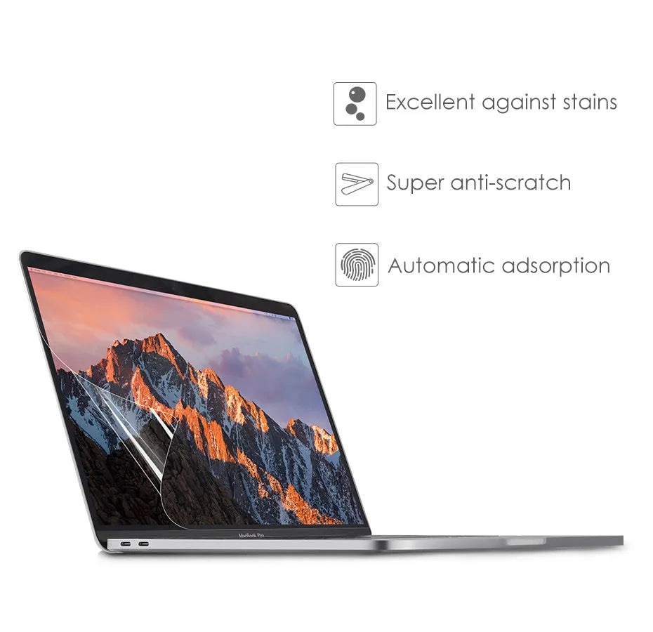 Lansheng matte anti-glare screen protector film for 13-inch MacBook Pro laptop.