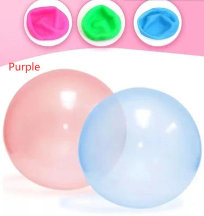 Colorful extra-large inflatable bubble balls in various sizes and vibrant hues, perfect for parties and outdoor fun