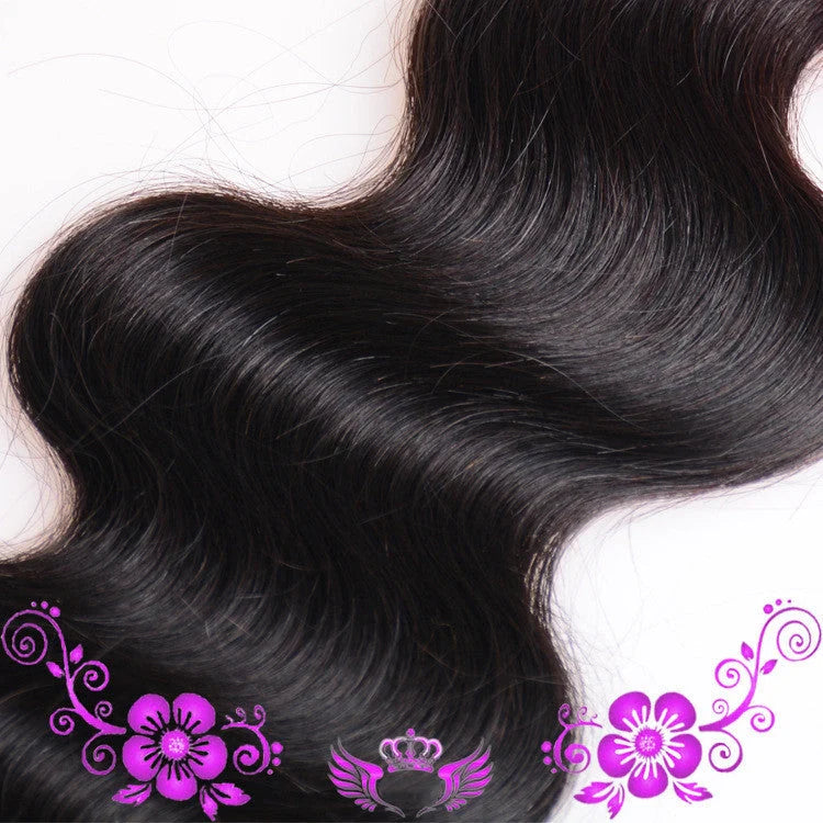 Premium Peruvian Virgin Body Wave Human Hair Extensions for a natural, voluminous look