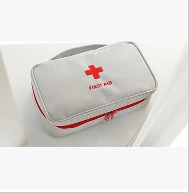 Large empty first aid kit in red, made from waterproof 600D Oxford cloth