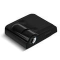 A small, square black or beige ABS plastic car projection lamp for dashboard decoration.
