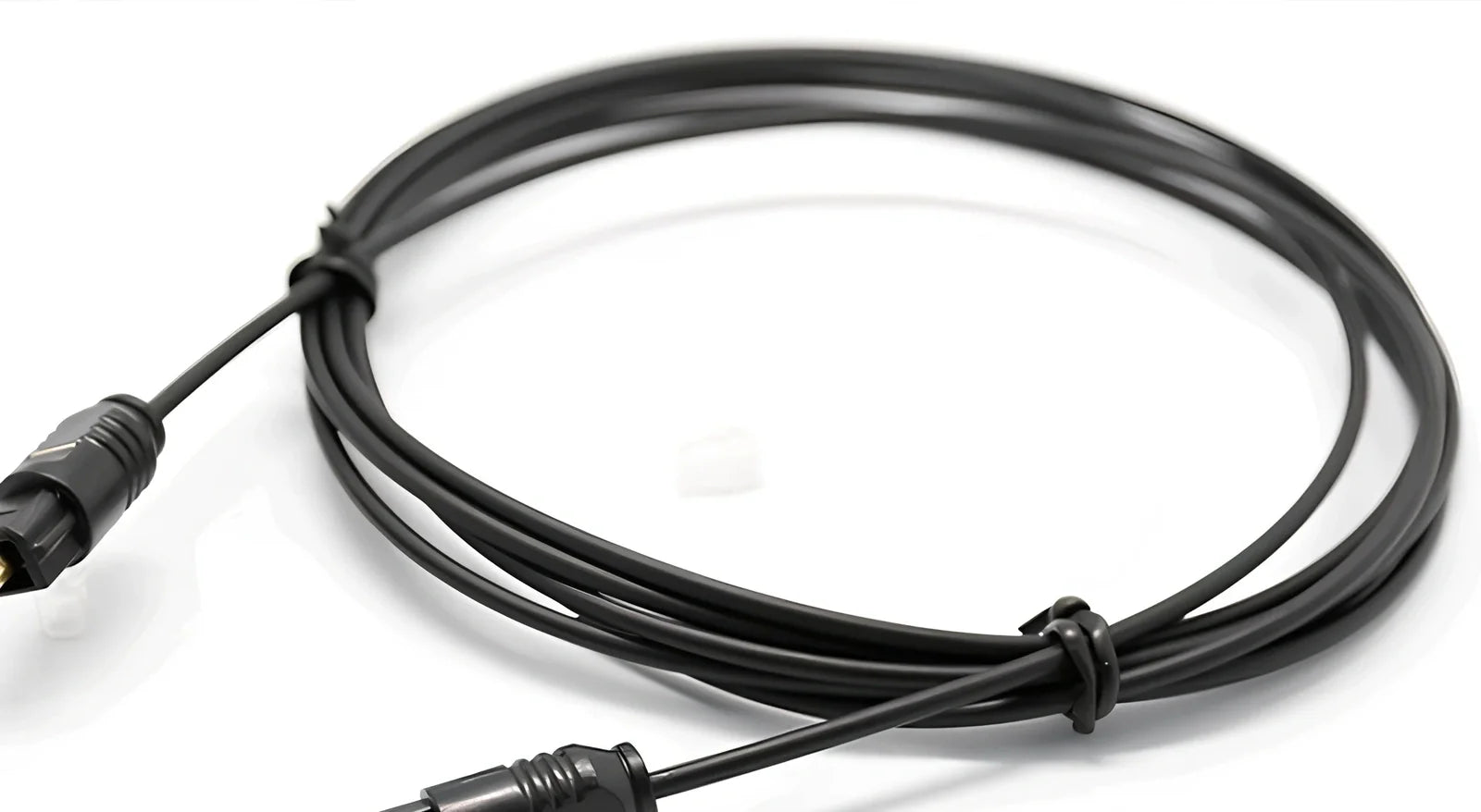 OD2.2 mm optical audio fibre cable with PVC jacket, 1-core imported fibre for digital transmission, lengths up to 30 m