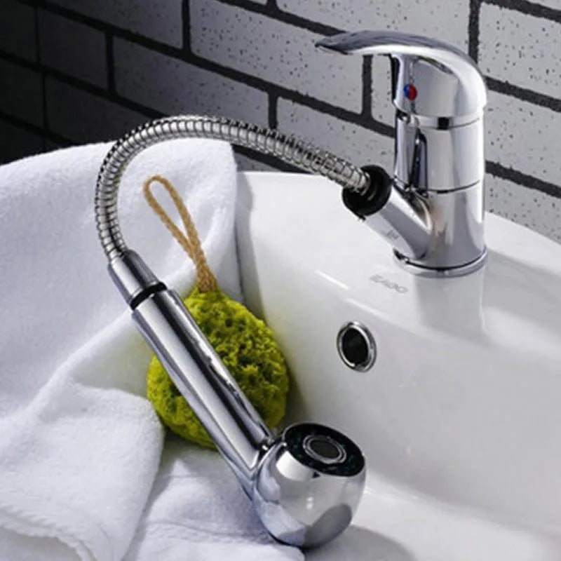 Chrome kitchen tap spare faucet pull out spray shower head replacement Model 07301