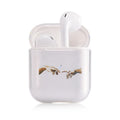 Clear transparent plastic protective cover case for Apple AirPods and AirPods Pro.