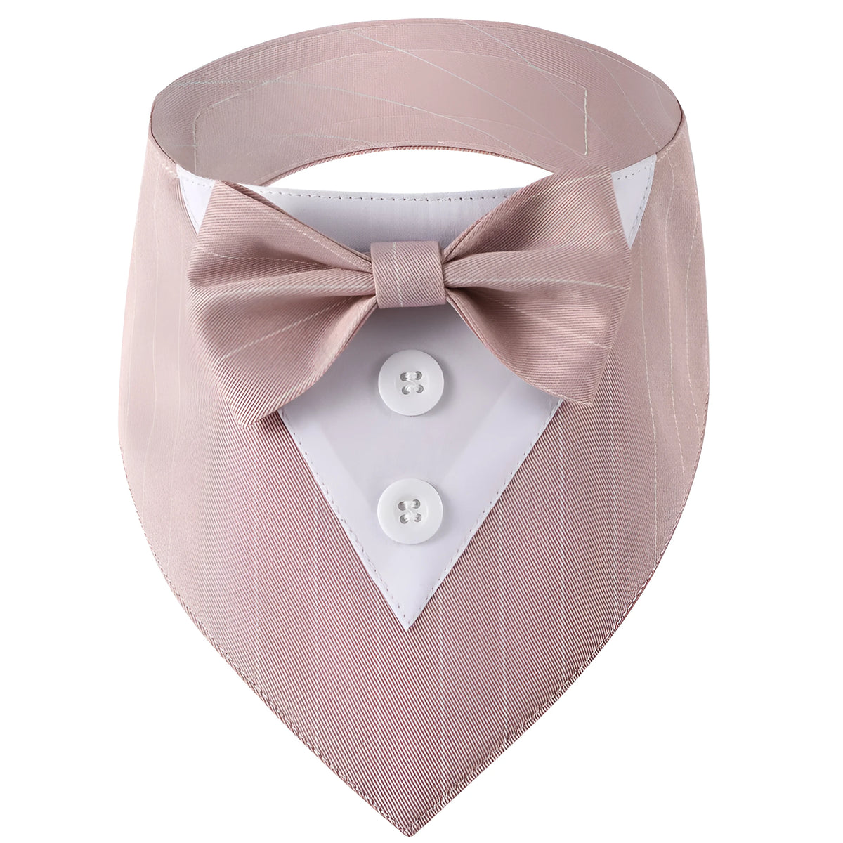 Multi-color British style cotton triangular scarf for pets, striped pattern, satin finish, five sizes