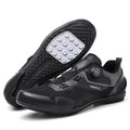 Breathable lightweight cycling shoes for men and women road bike, black color, neutral fit size 36-47