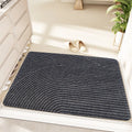 Blue alien-shaped floor mat with cartoon anime pattern, measuring 60x90cm.
