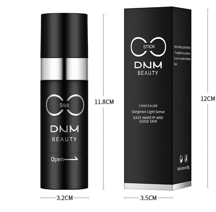 CC rod concealer cushion compact with adjustable silicone applicator tip and refill