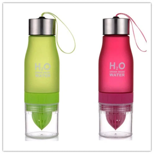 Frosted Plastic Lemon Cup in various colours, BPA-free, 650ml capacity