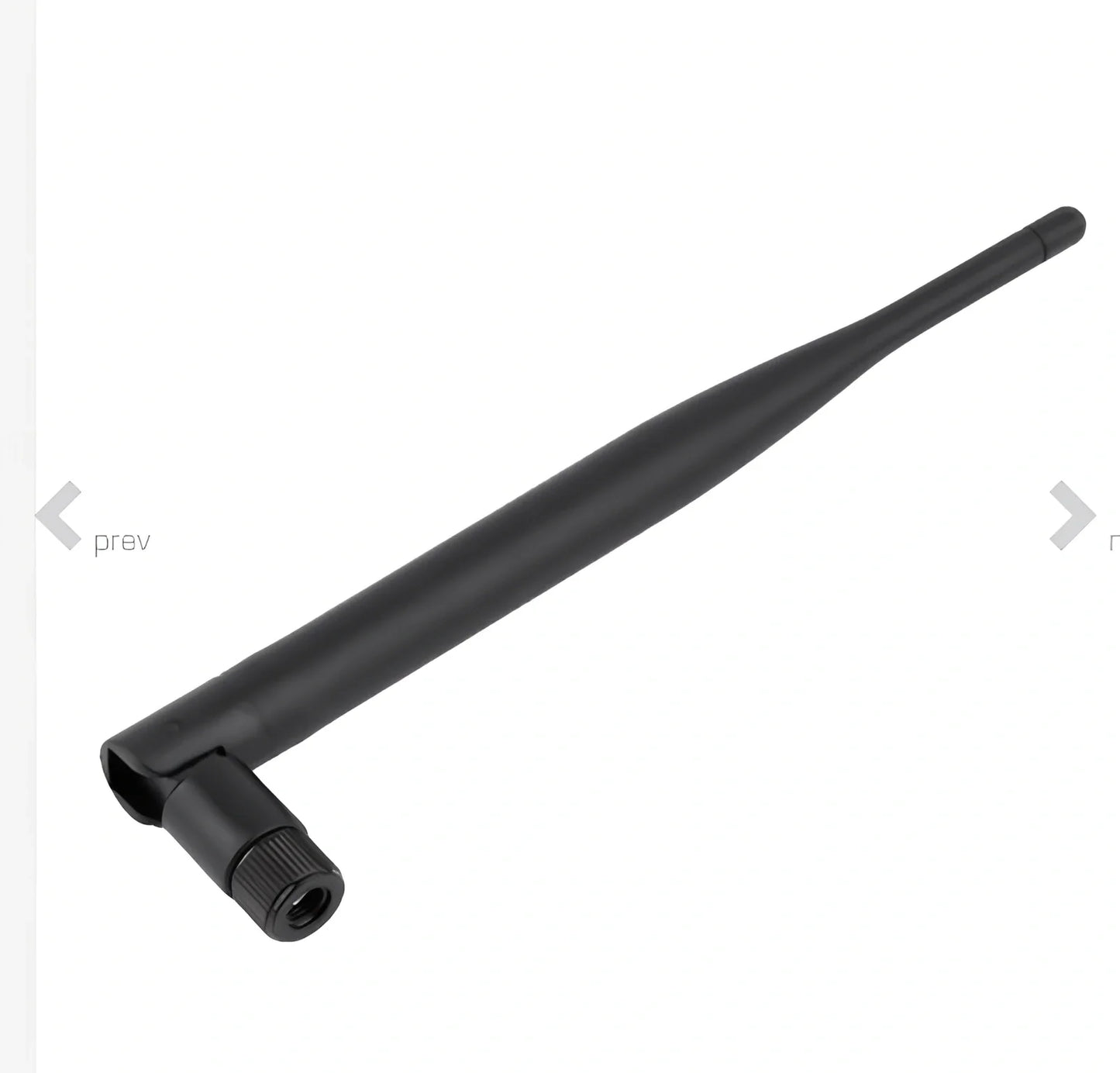 Flexible rubber WiFi 2.4GHz antenna with SMA male connector for signal boosting