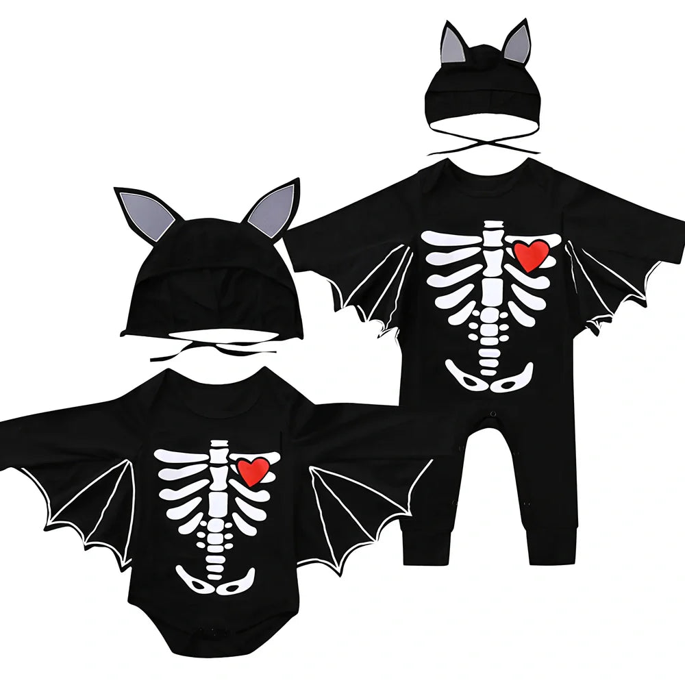 Black cotton headband two-piece children's set, long sleeve top and headband for sizes 70-100cm, 70% cotton fabric