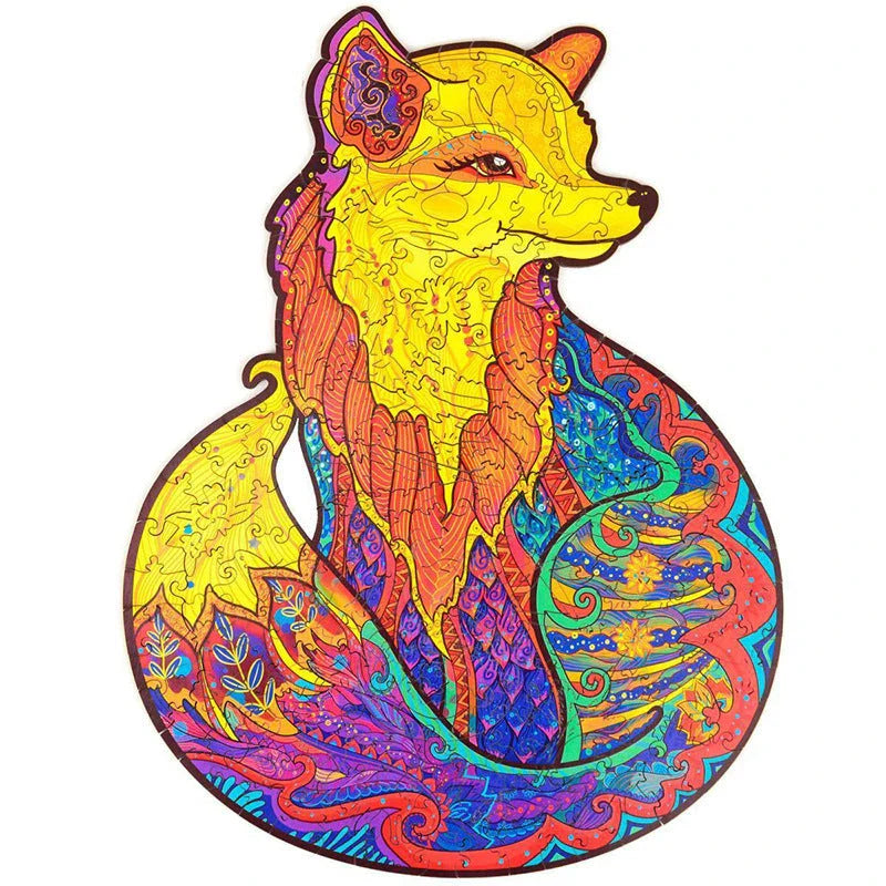 DIY wooden animal puzzles crafted from eco-friendly basswood, featuring various sizes and designs