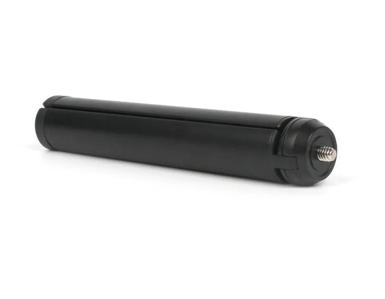 Black aluminium mobile phone tripod stabiliser for iPhone