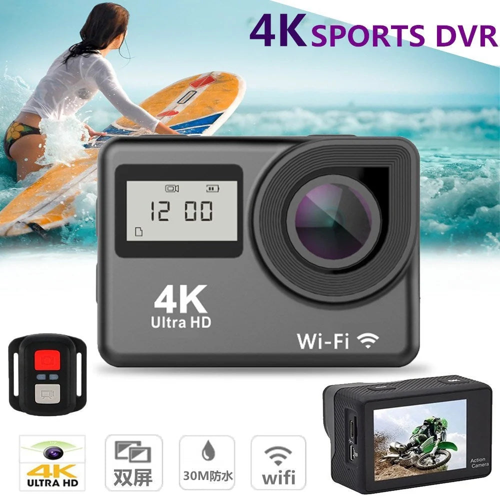 Underwater diving camera with 8MP resolution and 30m waterproof capability