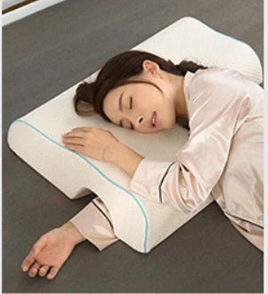 Premium couple memory foam pillow for cervical support and comfortable sleep