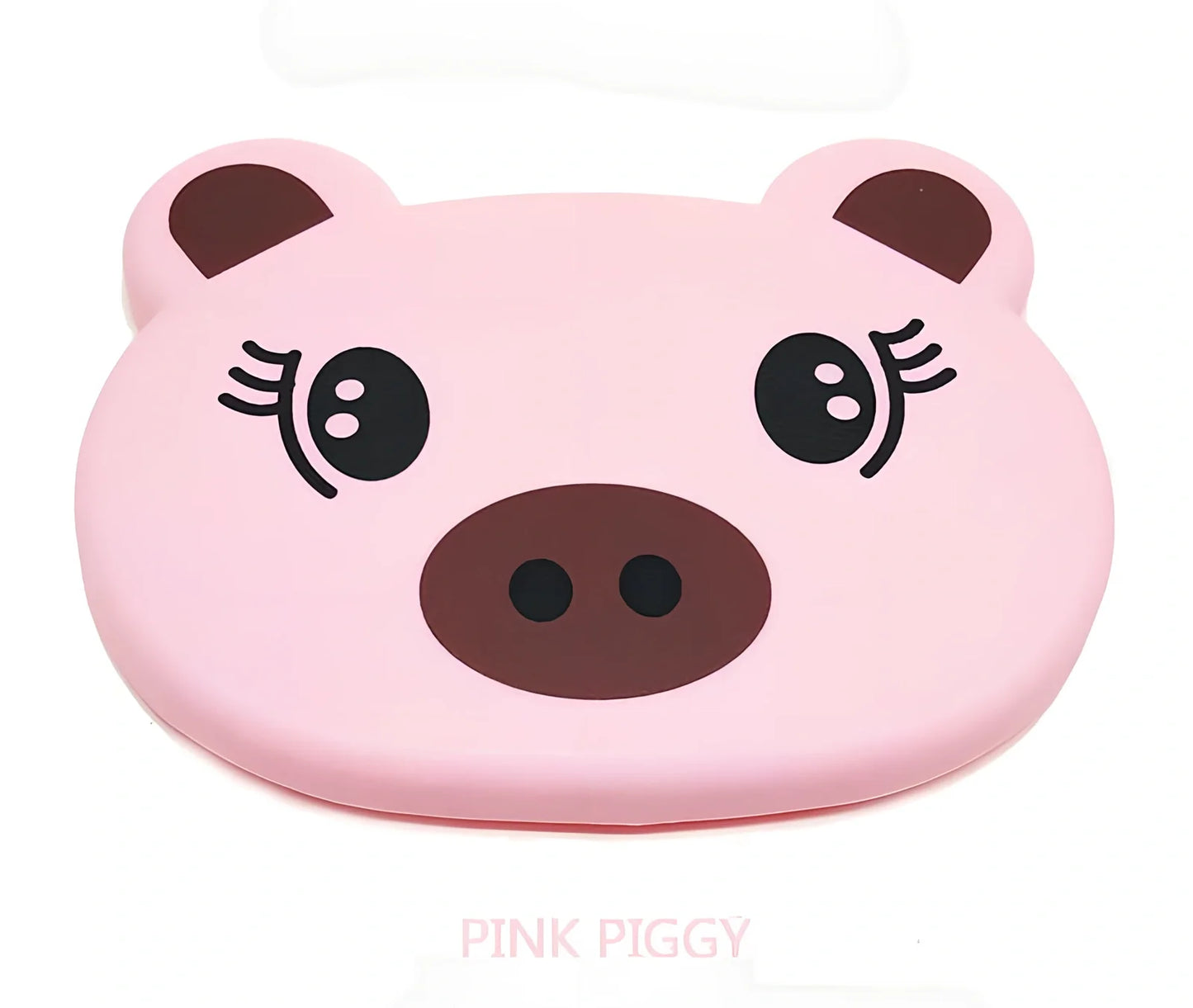 White child car seat table with 20x23.5cm surface and side hooks mounted on vehicle seat