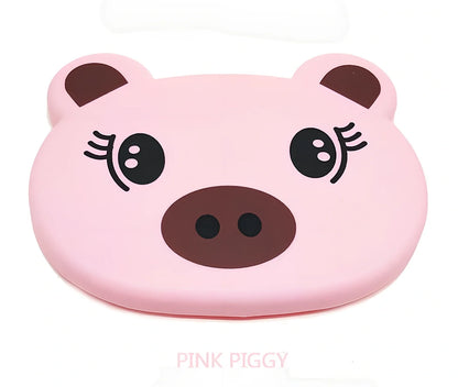 White child car seat table with 20x23.5cm surface and side hooks mounted on vehicle seat