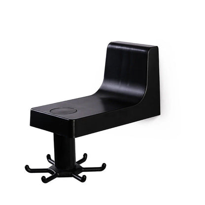 Adjustable pan and utensil rack with telescopic design, rubber lining, and 360-degree rotation for efficient kitchen storage and organization