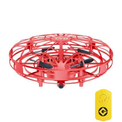 Intelligent Infrared Sensing Mini Drone - Sleek UFO-inspired design, automatic obstacle avoidance, and intuitive hand gesture controls for an exhilarating flying experience.